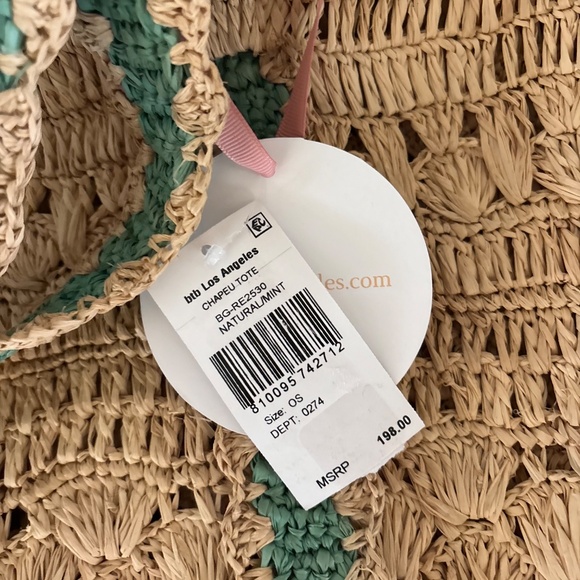 BTB Los Angeles Chapeu Tote in Mint NWT - Picture 3 of 6